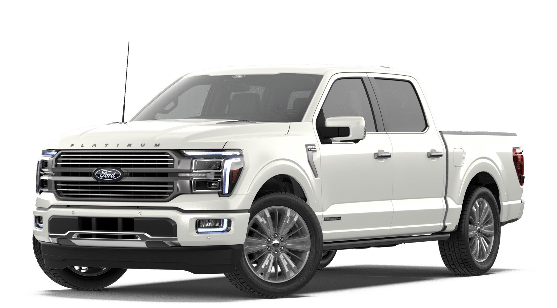 New 2026 Star White Metallic Tri-Coat Ford Platinum image 1