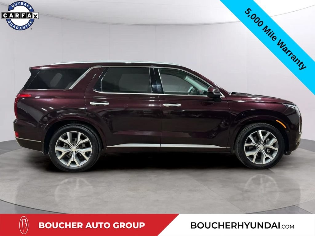 Certified Used 2021 Sierra Burgundy Hyundai Limited image 2