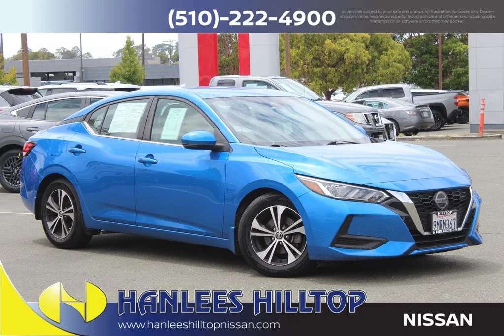 Used 2020 Blue Nissan SV image 1