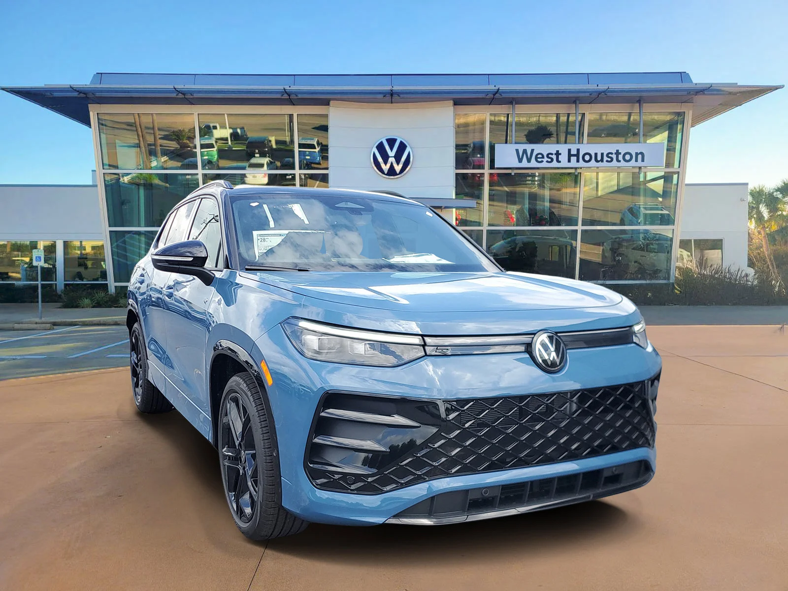 New 2026 Blue Volkswagen SE R-Line Black image 3