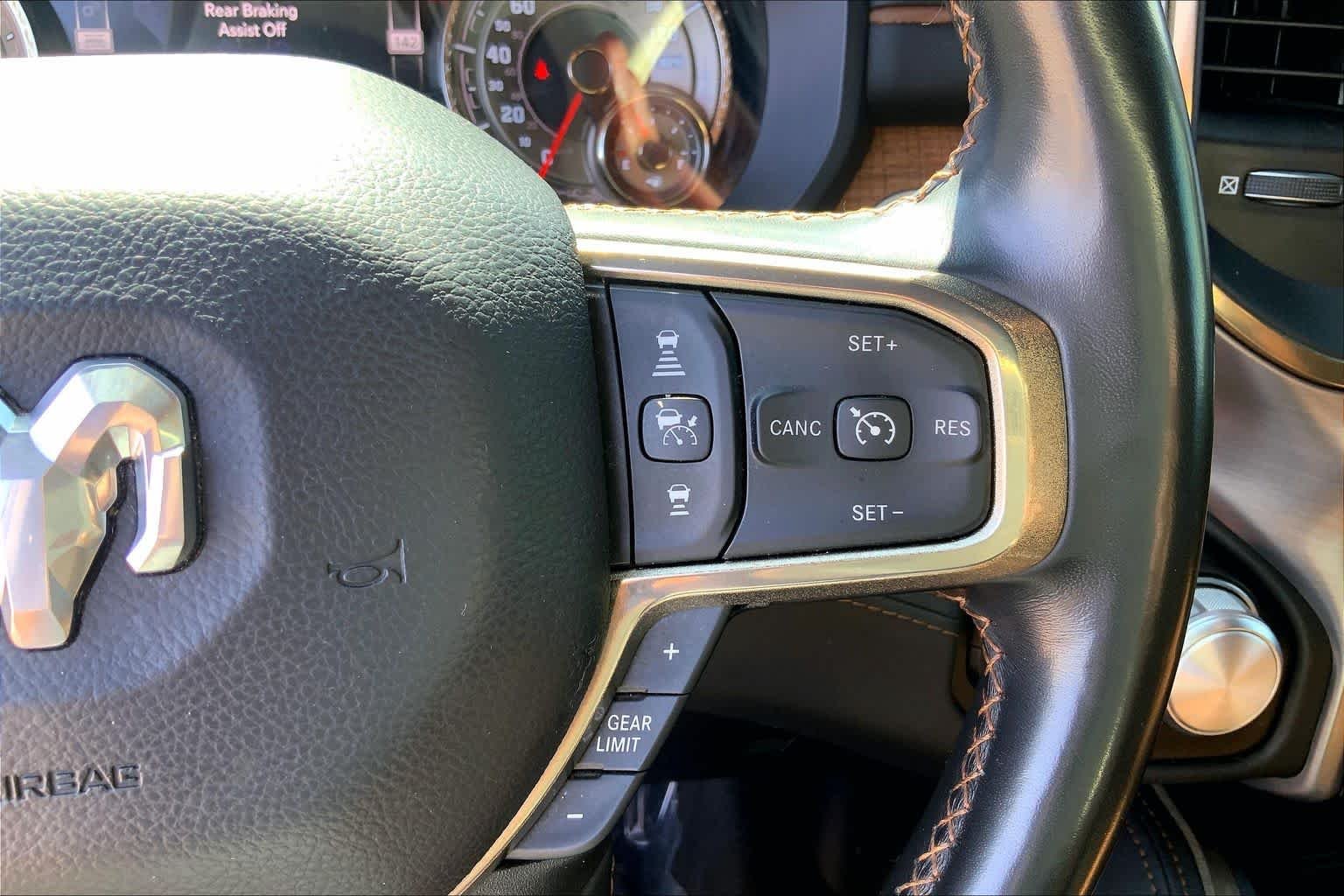 Used 2022 Billet Silver Metallic Clearcoat Ram Longhorn image 23