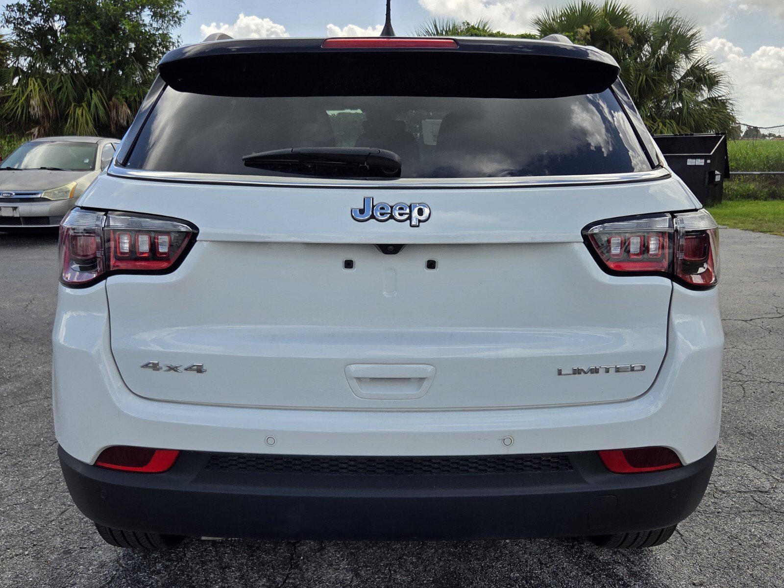 Used 2025 Bright White Clearcoat Jeep Limited image 4