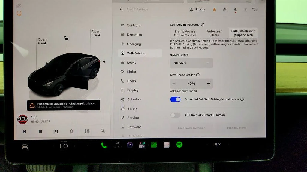 Used 2023 Solid Black Tesla RWD image 19
