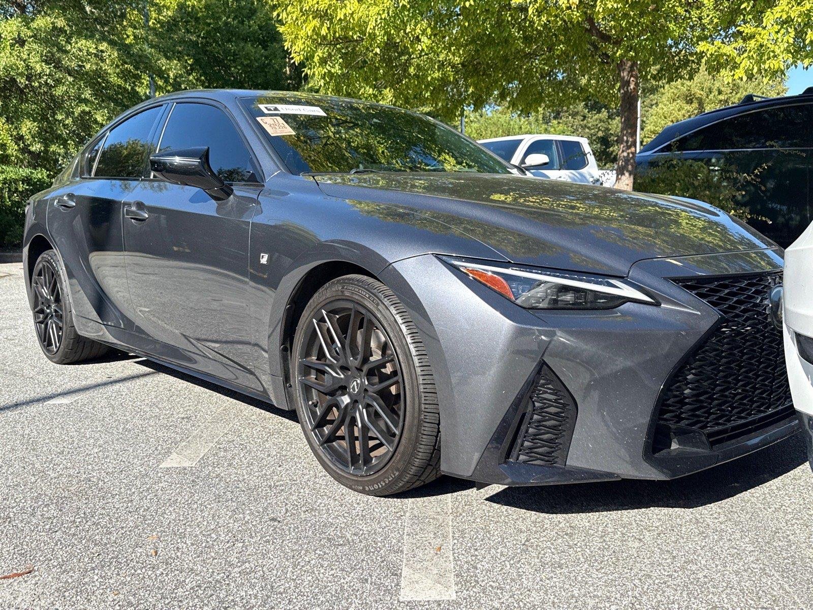 Used 2021 Cloudburst Gray Lexus IS 350 F SPORT image 24