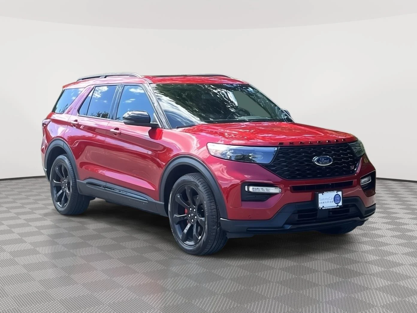 Used 2023 Rapid Red Metallic Tinted Clearcoat Ford ST image 3