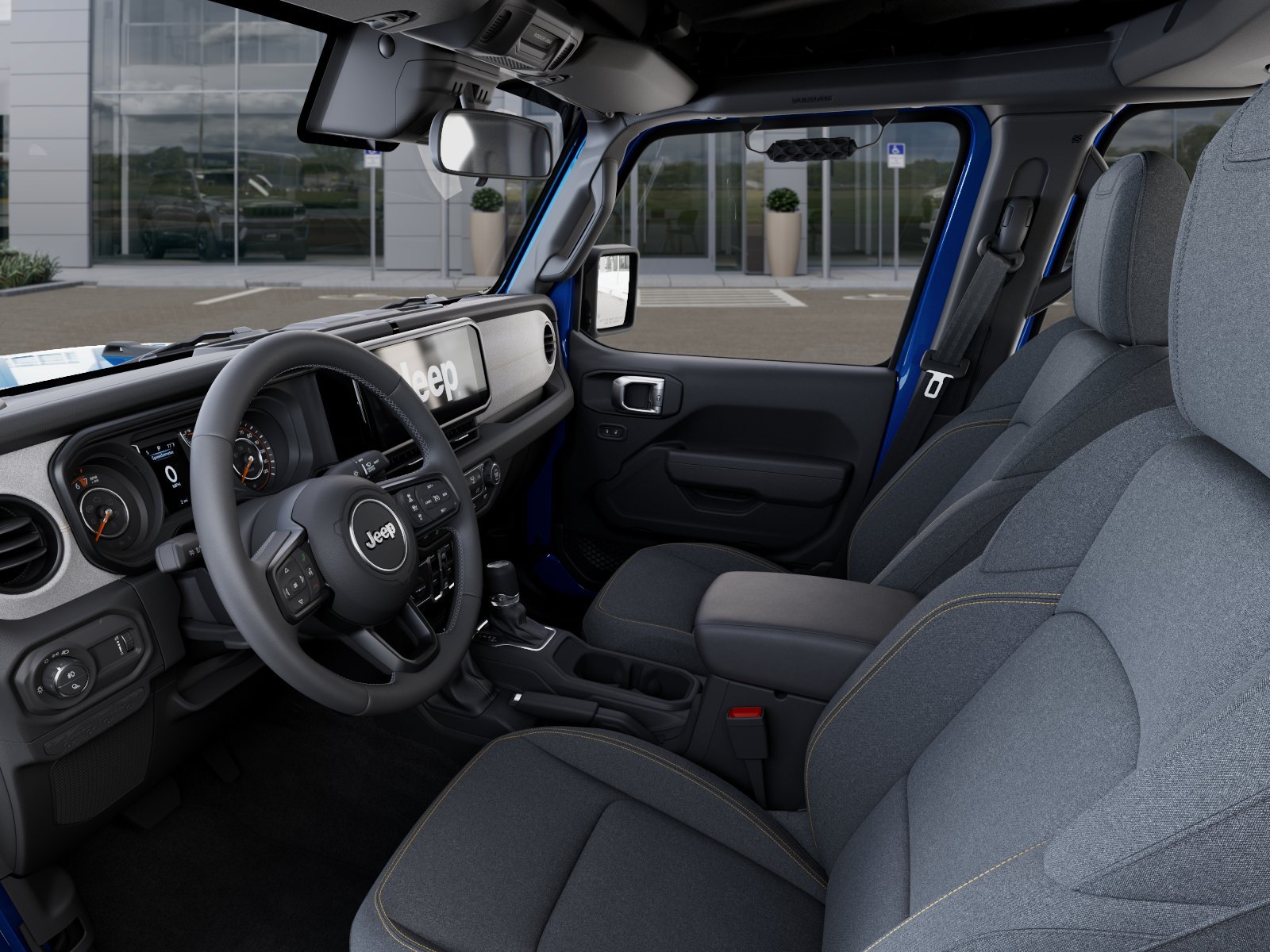 New 2026 Hydro Blue Pearl-Coat Exterior Paint Jeep Sport S image 54