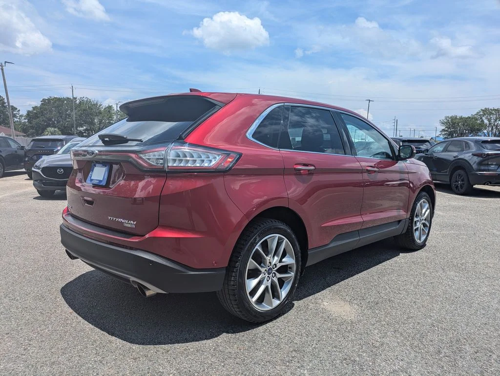 Certified Used 2018 Ruby Red Metallic Tinted Clearcoat Ford Titanium image 4