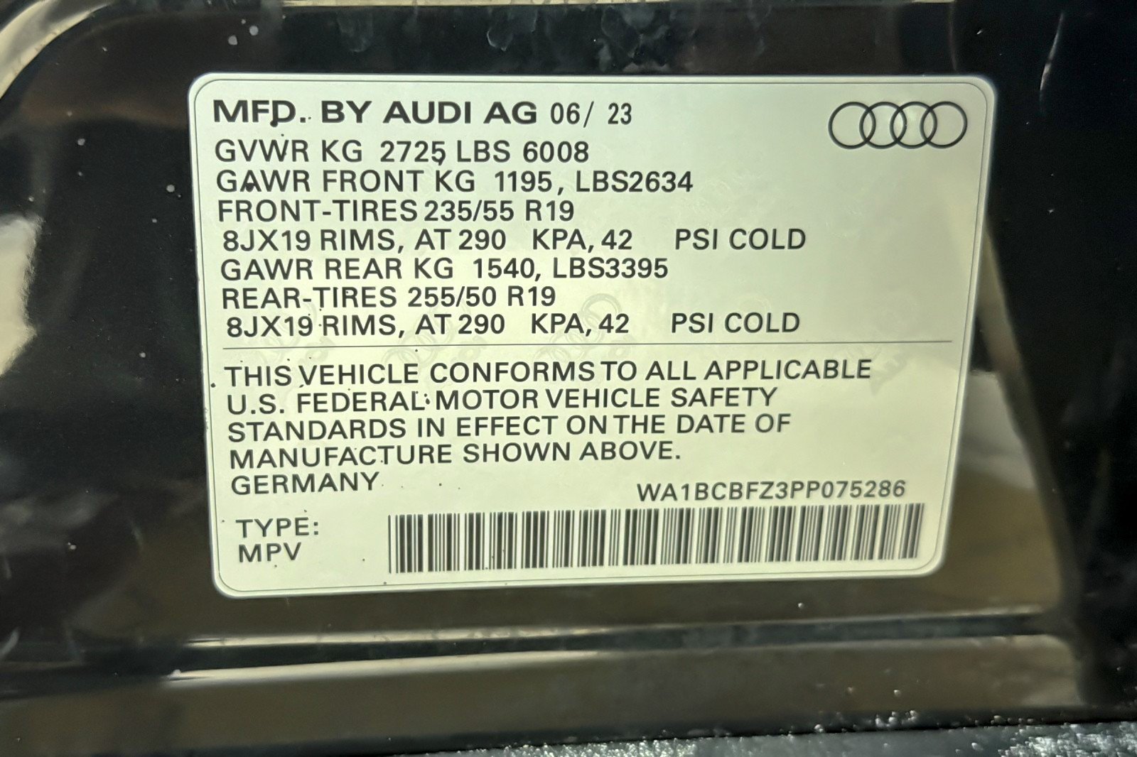 Certified Used 2023 Mythos Black Metallic Audi Premium Plus 40 RWD image 28