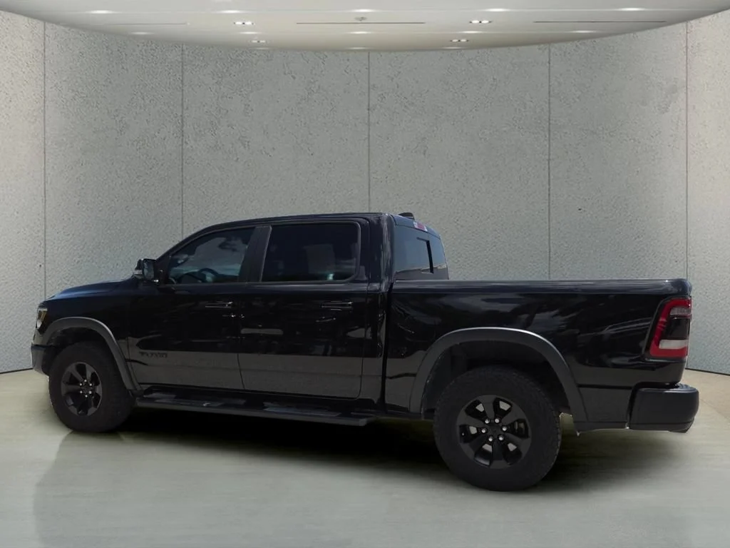 Used 2021 Diamond Black Crystal Pearlcoat Ram Rebel image 8