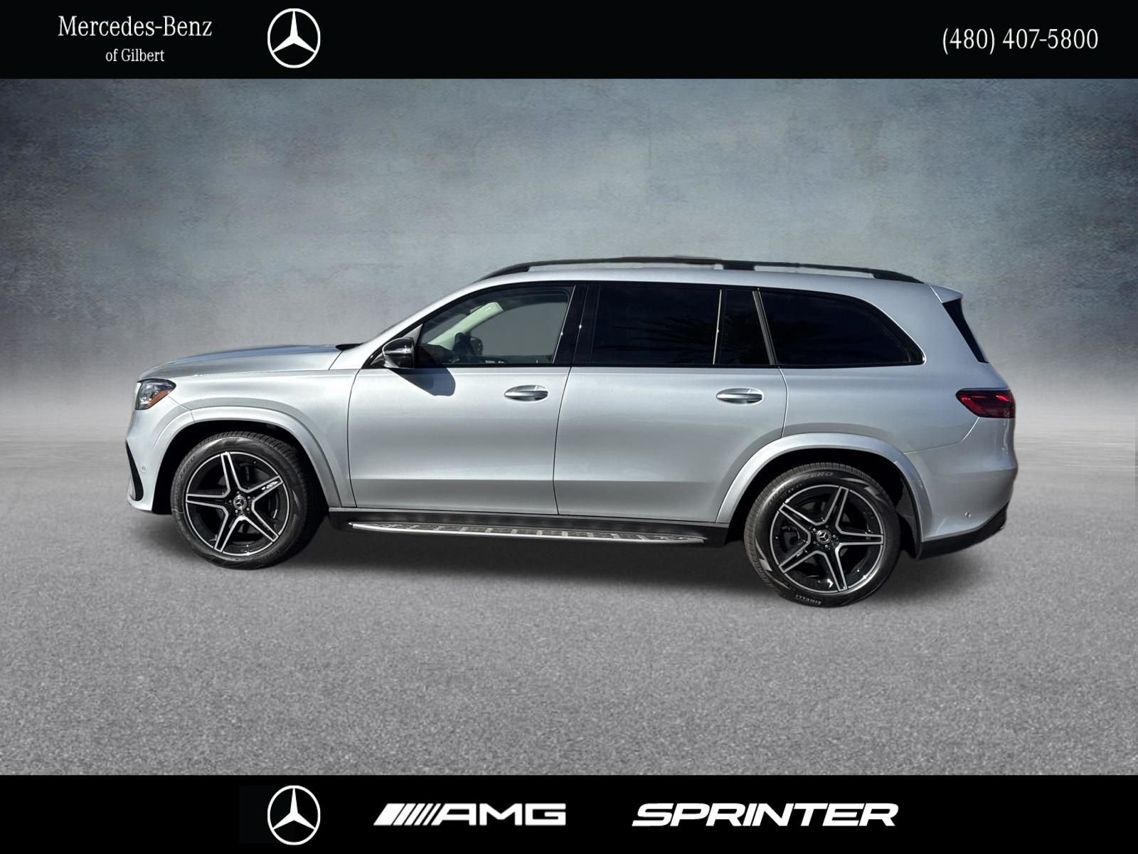 New 2026 Cirrus Silver Metallic Mercedes-Benz GLS 450 image 3