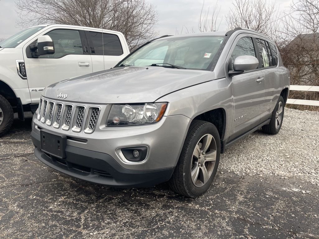 Used 2017 Jeep Compass High Altitude with VIN 1C4NJCEB9HD185653 for sale in Brazil, IN