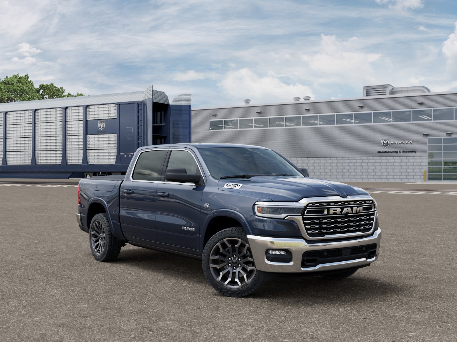 New 2027 Forged Blue Metallic Exterior Paint RAM  image 3