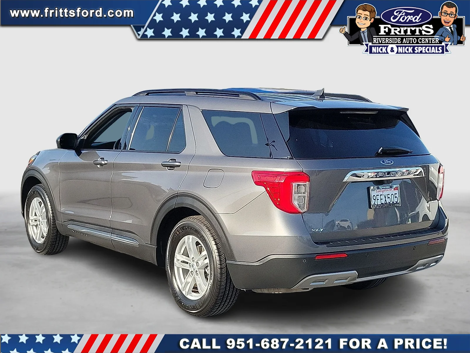 Certified Used 2023 Gray Metallic Ford XLT image 3