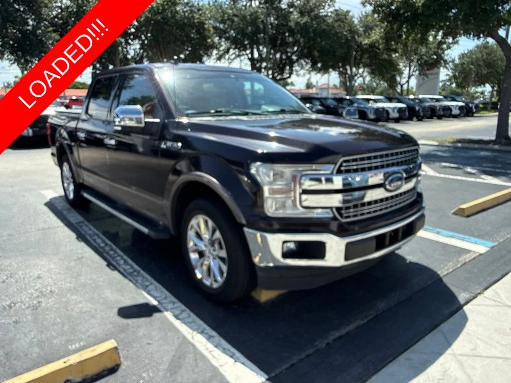 Used 2020 Red Ford Lariat image 1