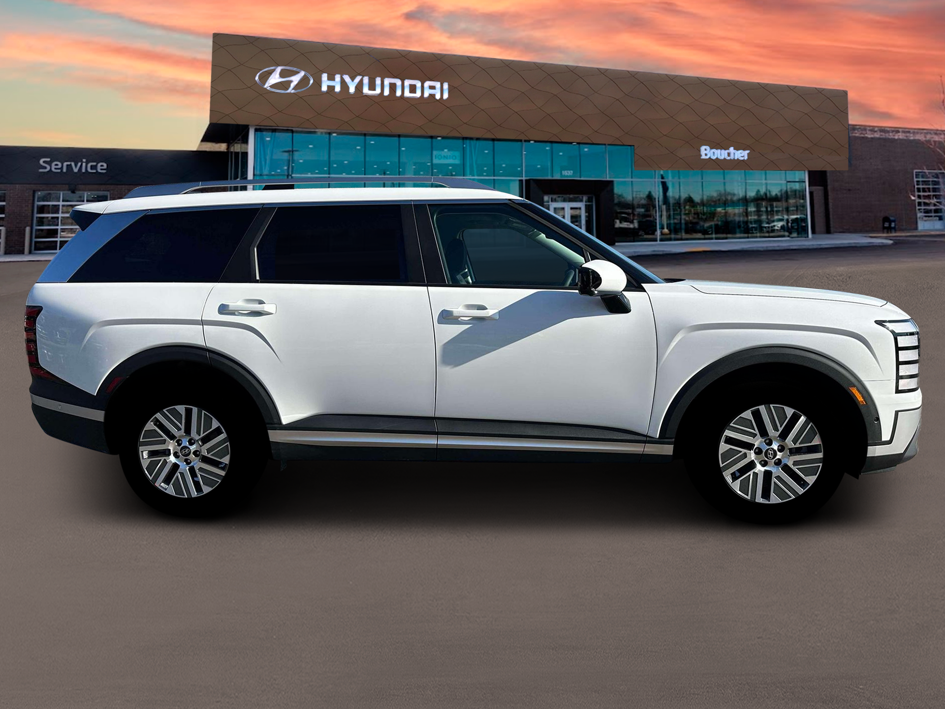 New 2026 Creamy White Pearl Hyundai SEL Premium 7P image 9