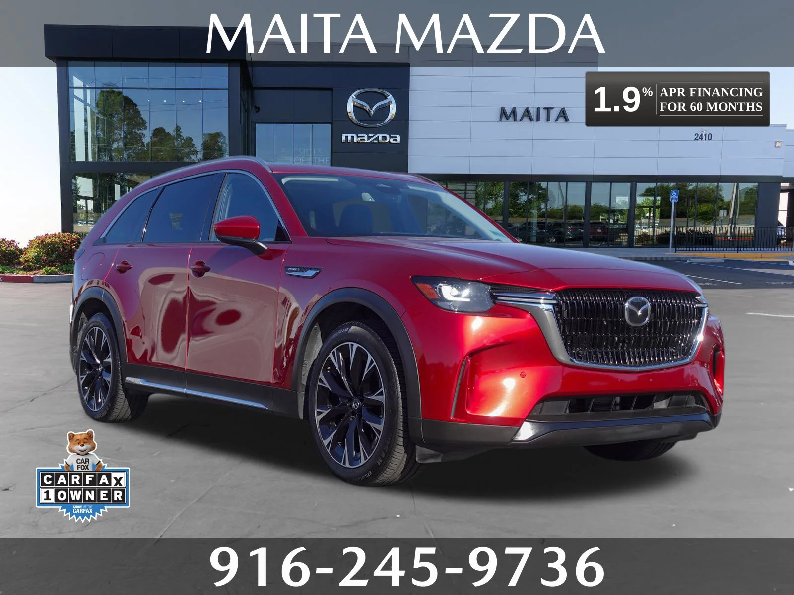 Certified Used 2024 Soul Red Crystal Metallic Mazda Premium image 1
