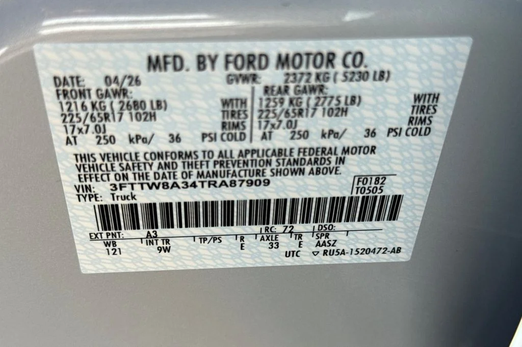 New 2026 White Metallic Ford XL image 25