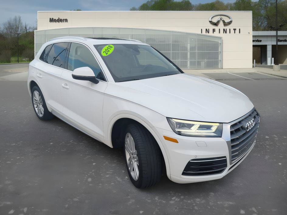 Used 2018 Ibis White Audi Premium Plus image 2