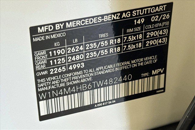 New 2026 Polar White Mercedes-Benz GLB 250 image 58