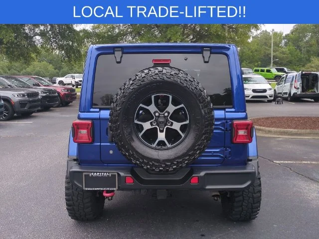 Used 2019 Blue Jeep Unlimited Rubicon image 4