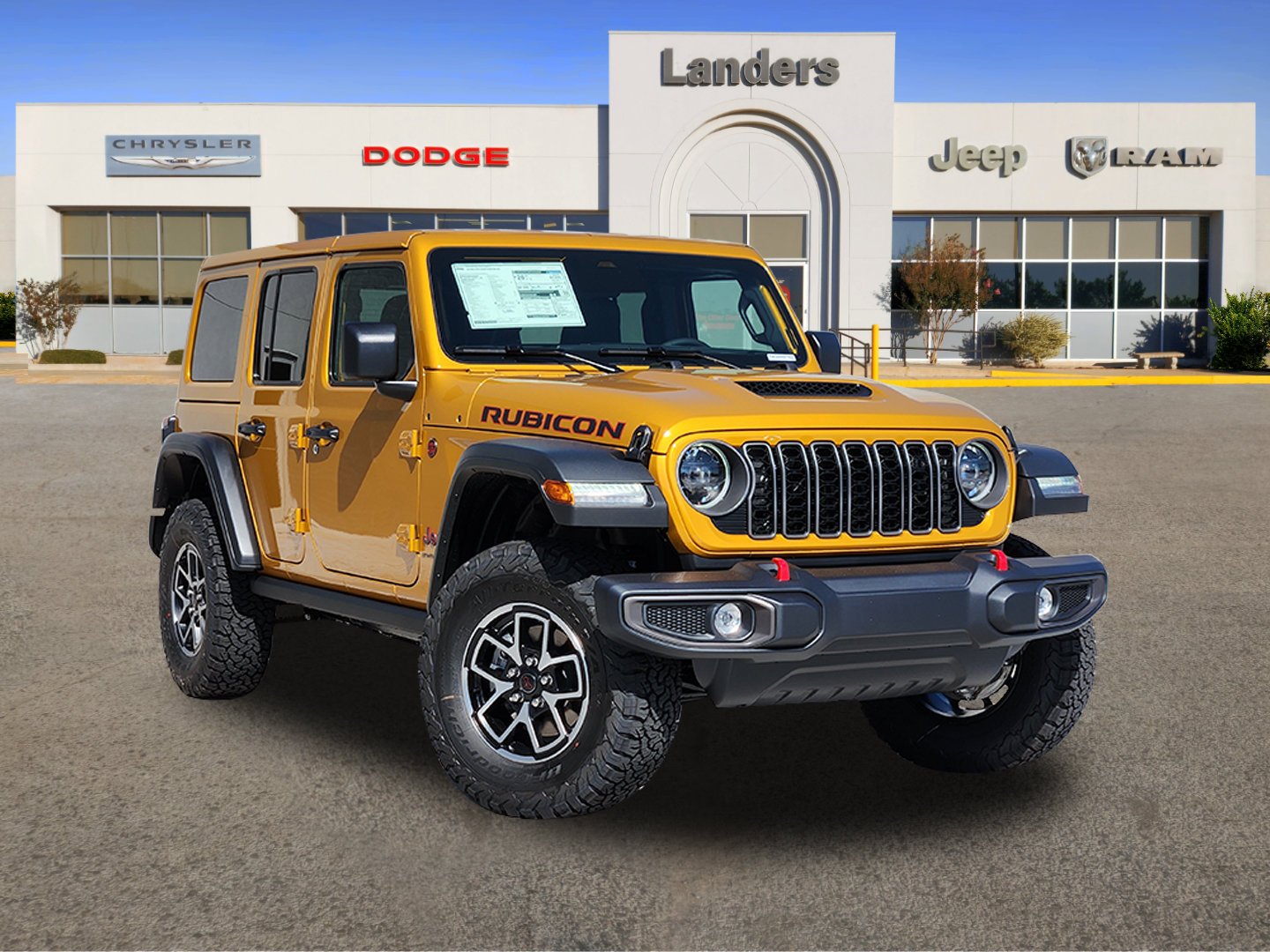 New 2026 Goldilocks Exterior Paint Jeep Rubicon image 1