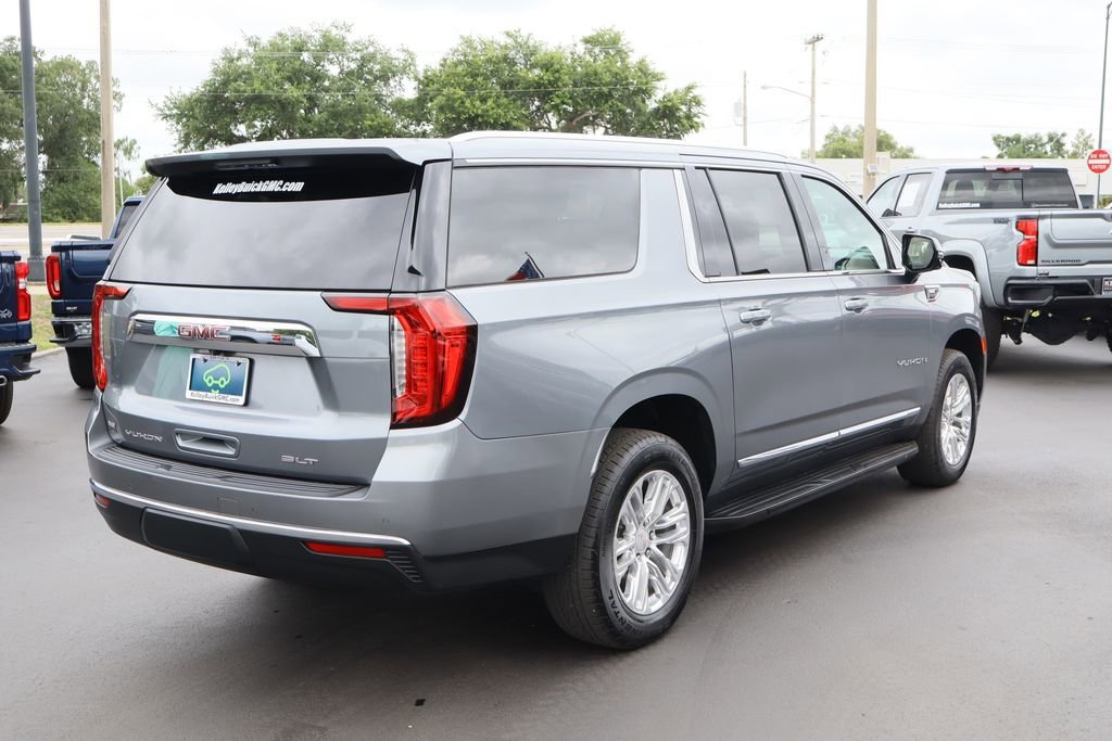 Used 2021 SATIN STEEL METALLIC GMC SLT image 9
