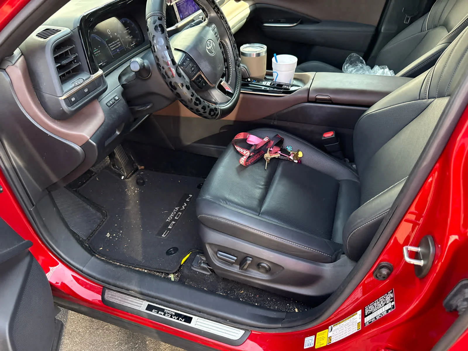 Certified Used 2024 Supersonic Red Toyota Limited image 8