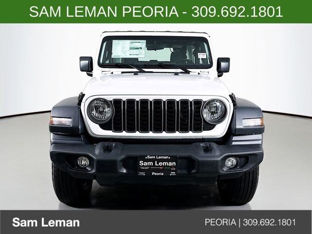 New 2026 Bright White Clear-Coat Exterior Paint Jeep Sport image 2