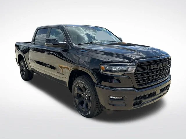 New 2026 Diamond Black Crystal Pearl-Coat Exterior Paint RAM Big Horn/Lone Star image 1