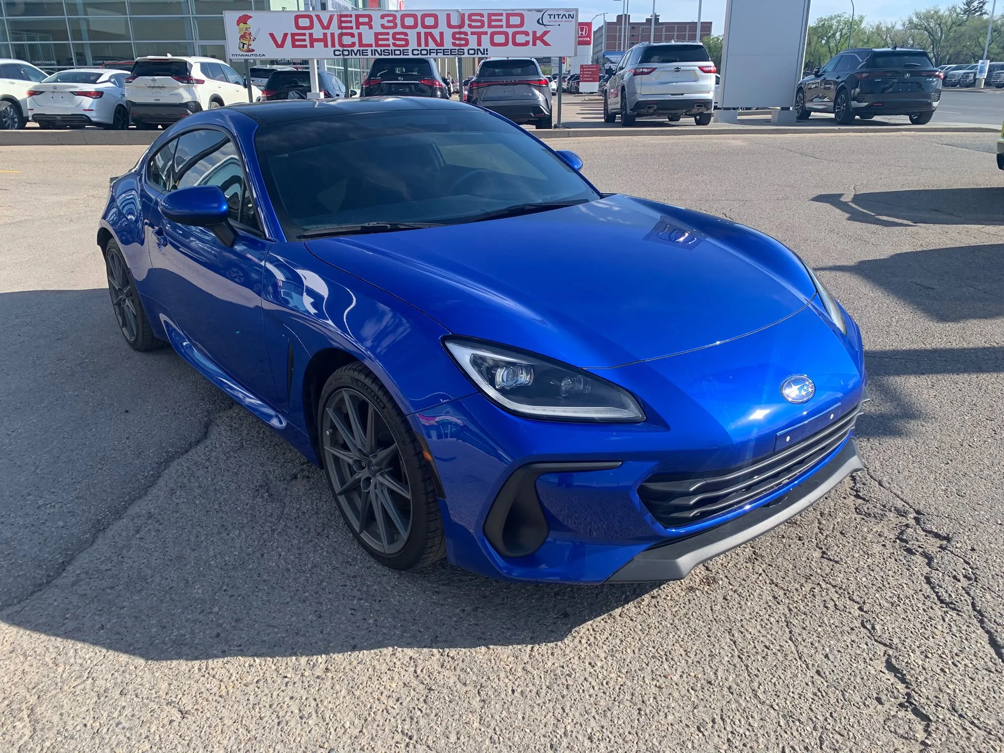 Certified Used 2023 World Rally Blue Subaru Sport-Tech*6spd Manual | World Rally Blue Pearl | Htd Suede Seats | Blind Spot Detection | CarPlay image 5