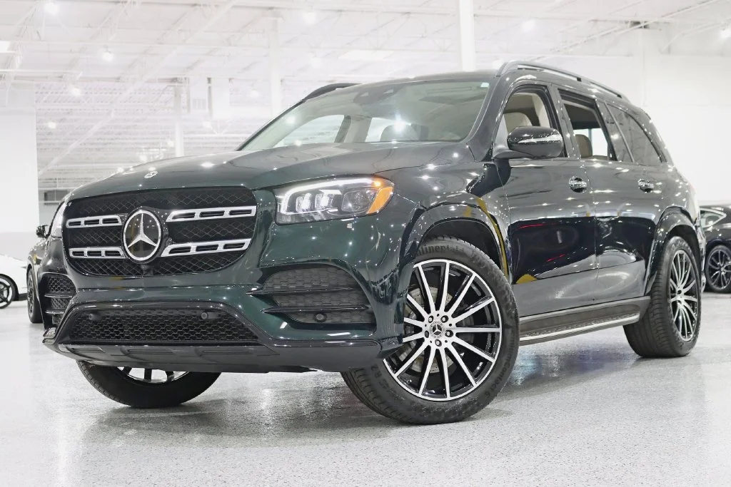 Used 2022 Green Mercedes-Benz GLS 450 image 6