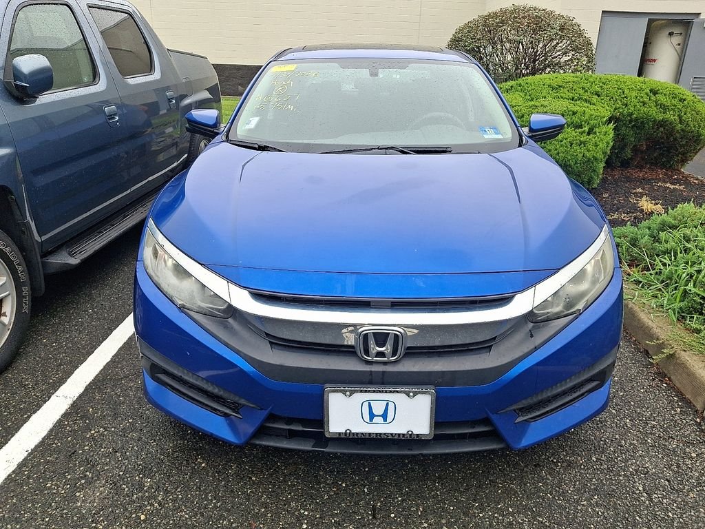 Certified Used 2016 Aegean Blue Metallic Honda EX image 2