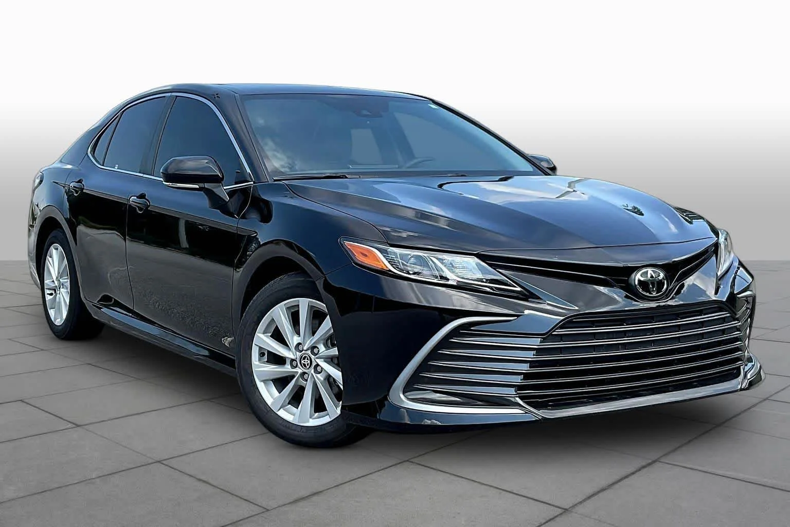 Used 2024 Midnight Black Metallic Toyota LE image 3
