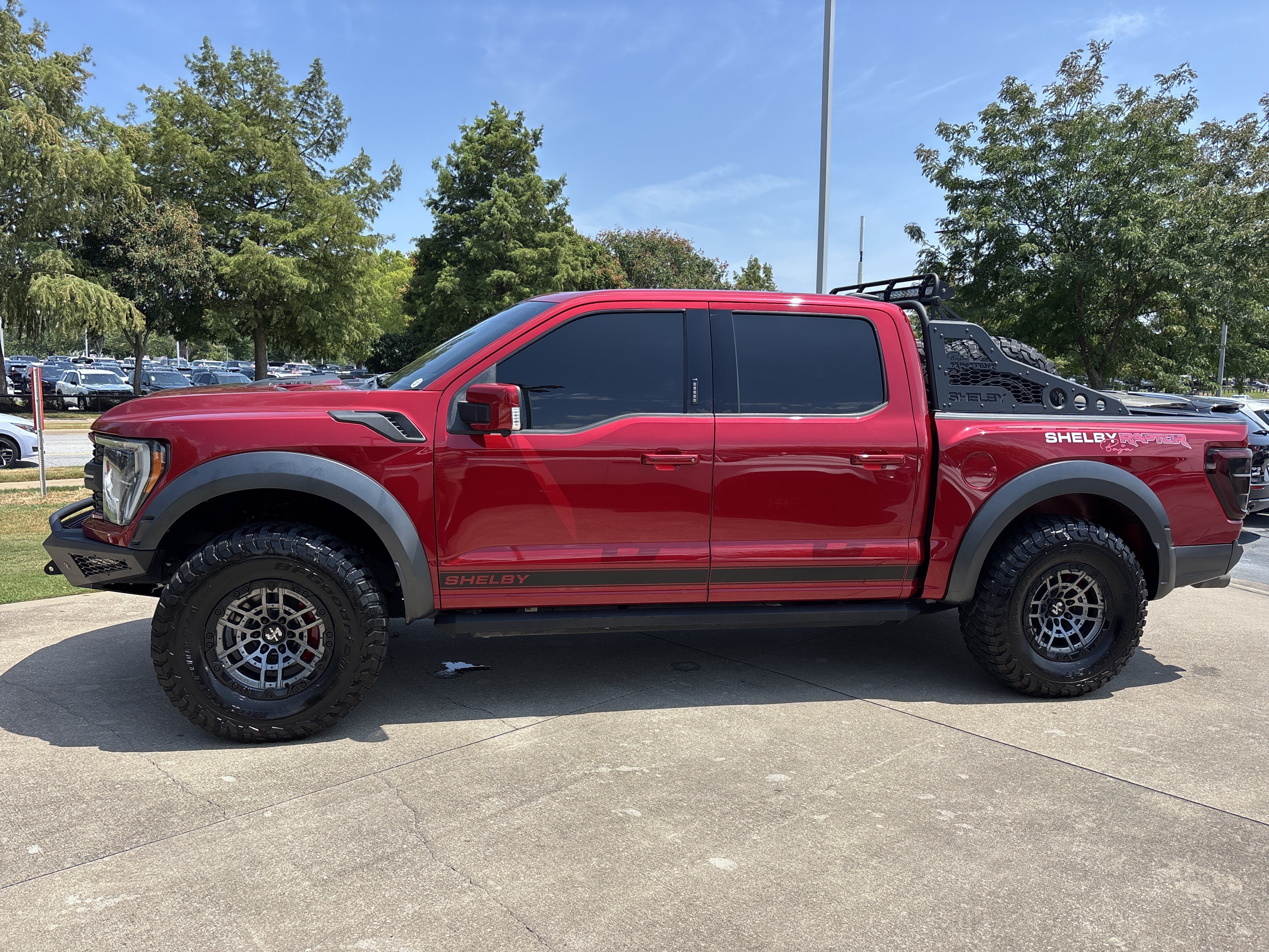Used 2021 Rapid Red Metallic Tinted Clearcoat Ford Shelby Raptor Baja SuperCrew 4WD image 12