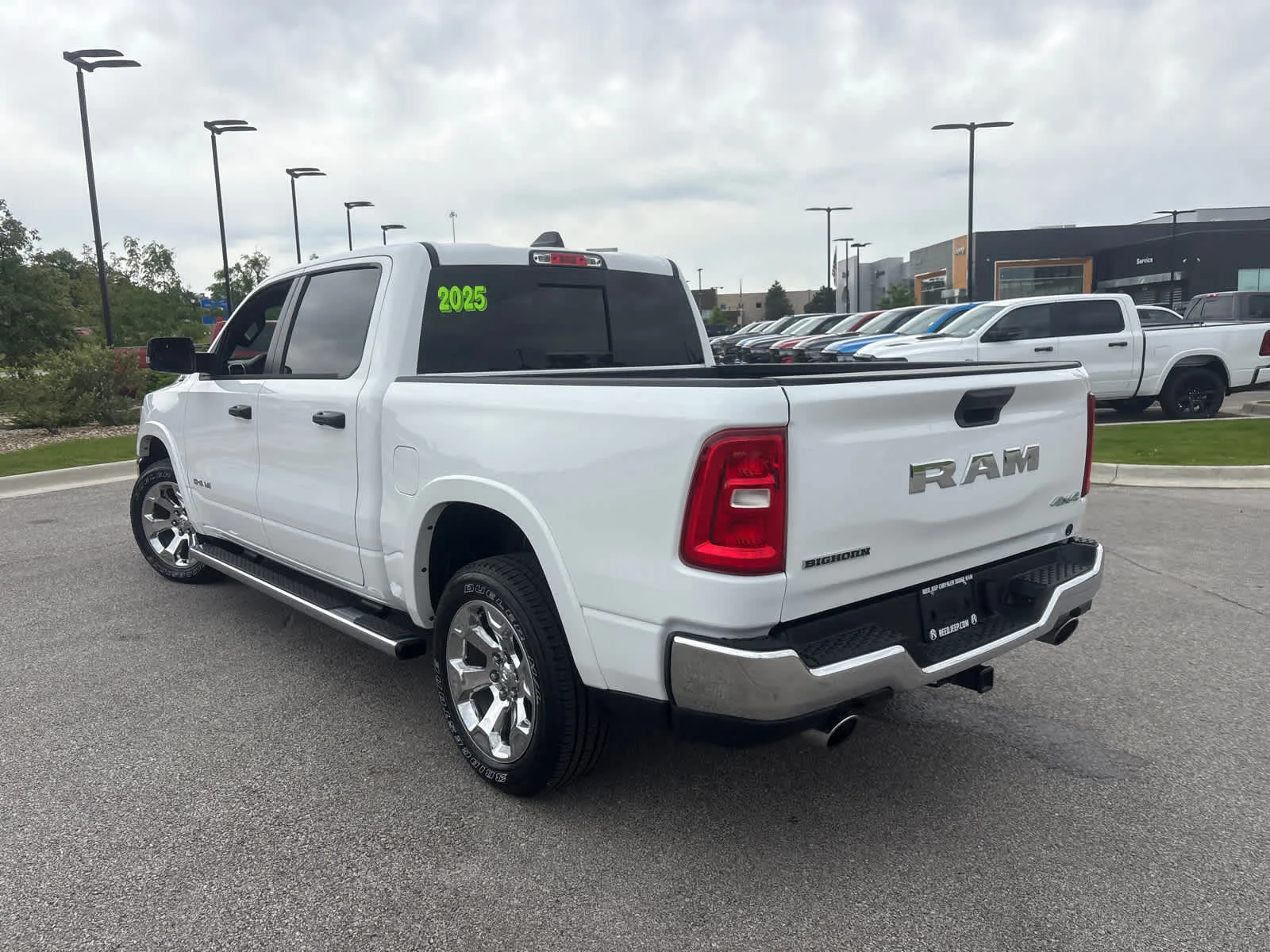 Used 2025 Bright White Clearcoat Ram Big Horn image 7
