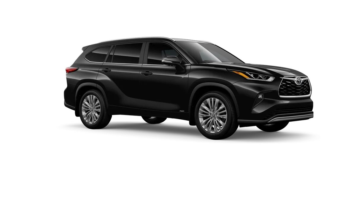 New 2026 Midnight Black Metallic Toyota Hybrid Platinum image 14