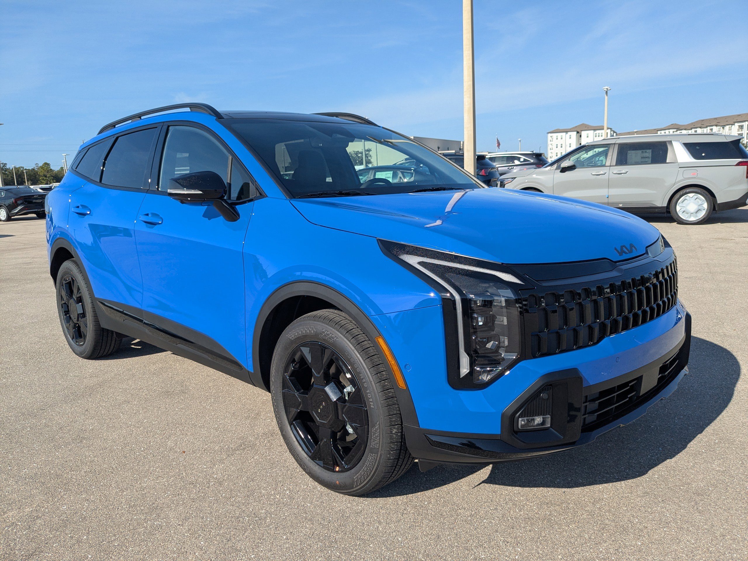 New 2026 Nebular Blue Kia X-Line image 2