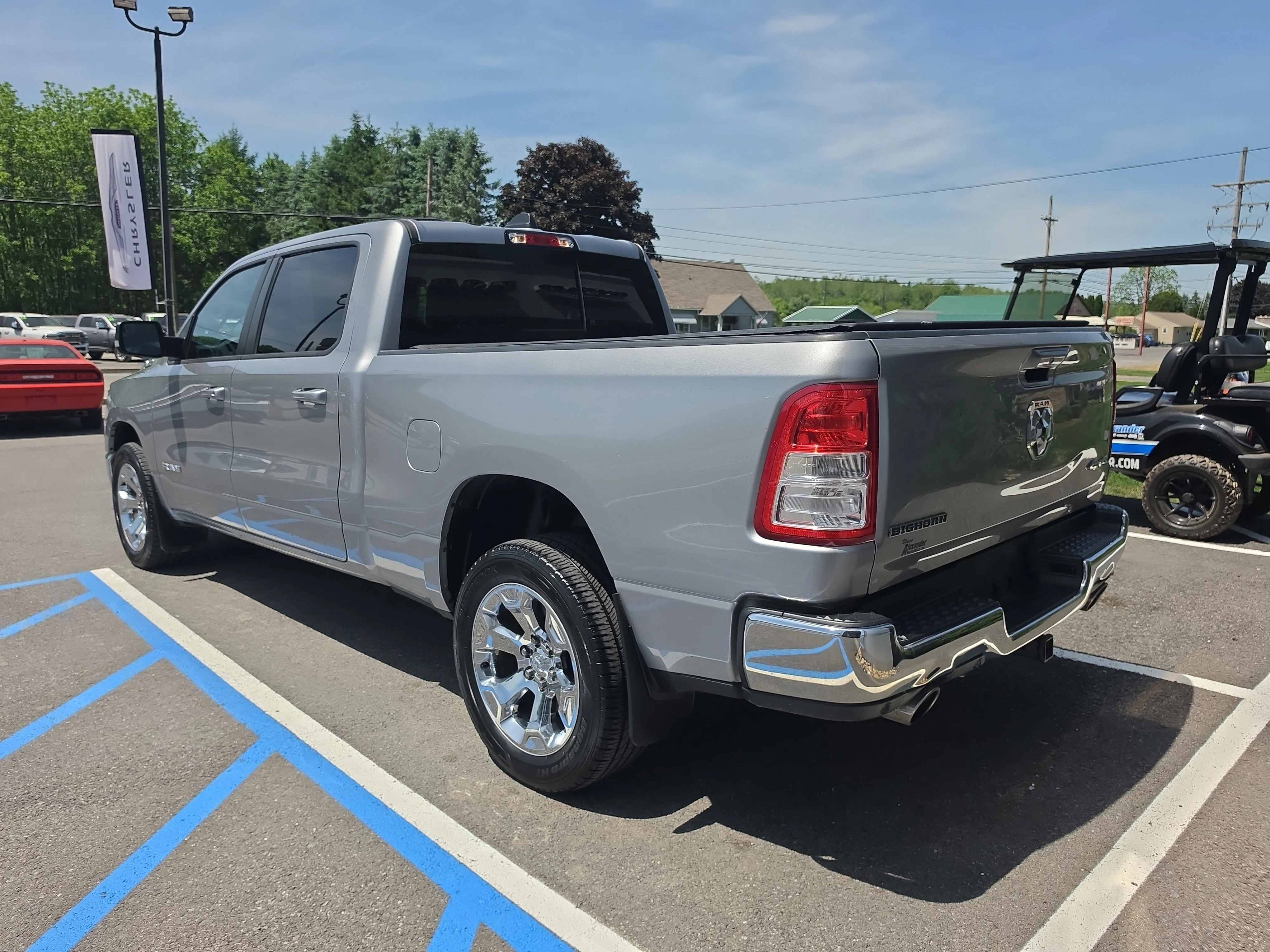 Used 2022 Billet Silver Metallic Clearcoat Ram Big Horn image 6