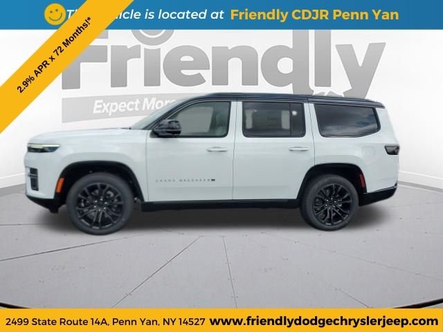 New 2026 Bright White Clearcoat Jeep Summit Obsidian image 2