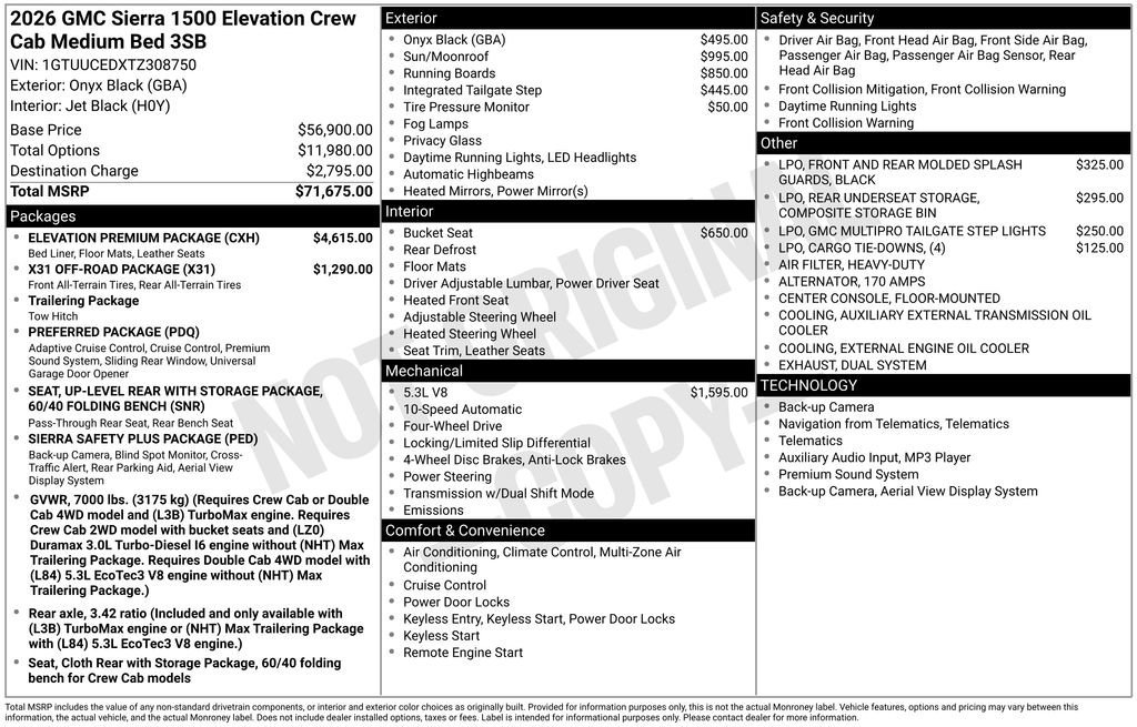 2026 GMC Sierra 1500 Elevation - Photo 6
