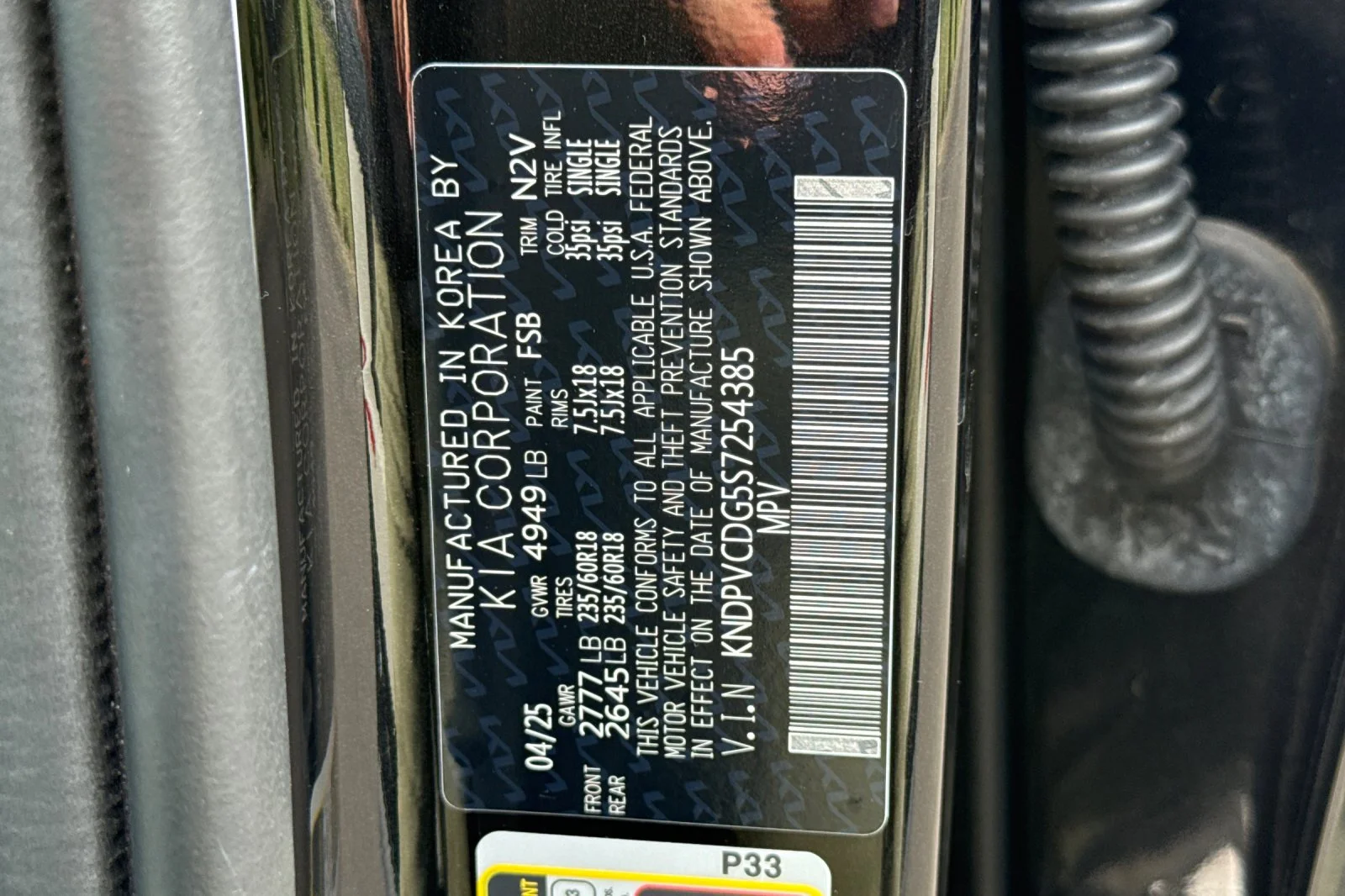 Used 2025 Black Kia EX image 34