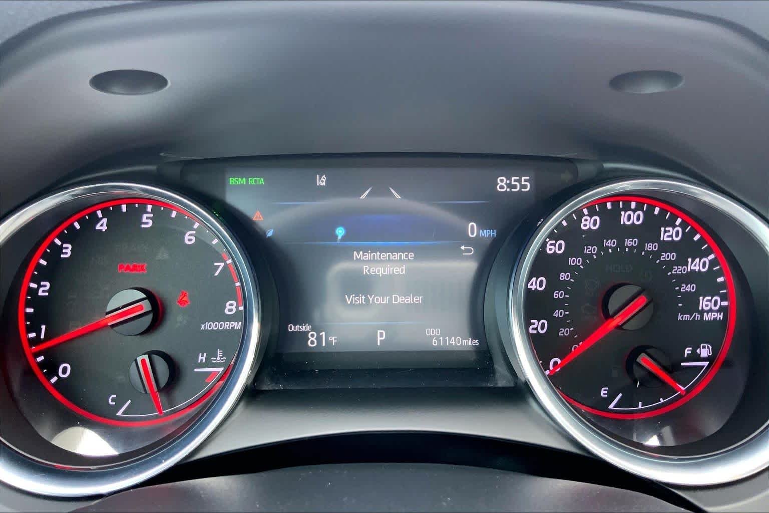 Used 2019 Celestial Silver/Midnight Black Metallic Toyota XSE image 25