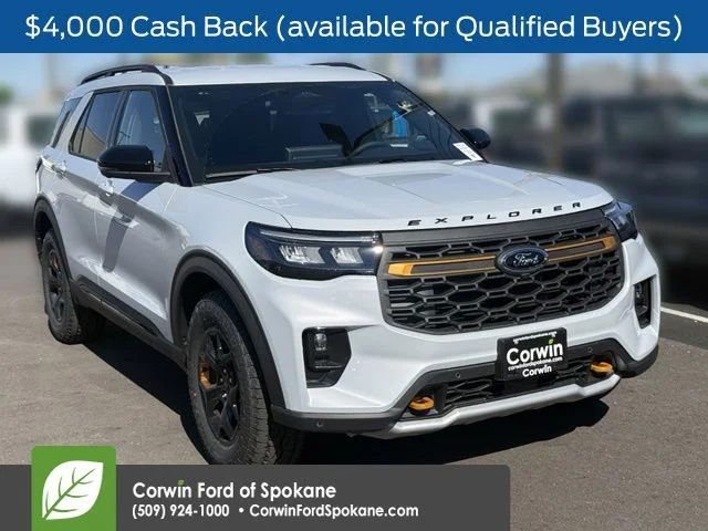 New 2026 Space White Metallic Ford Tremor image 1