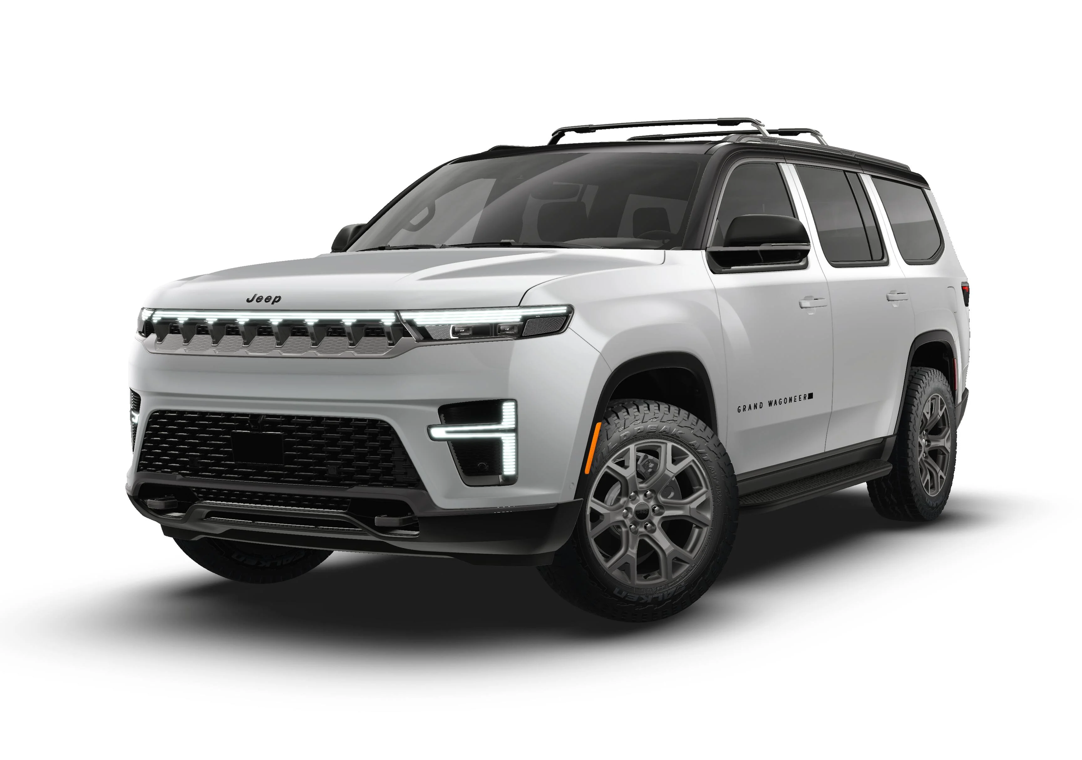 New 2026 Bright White Clear-Coat Exterior Paint Jeep Grand Wagoneer image 1
