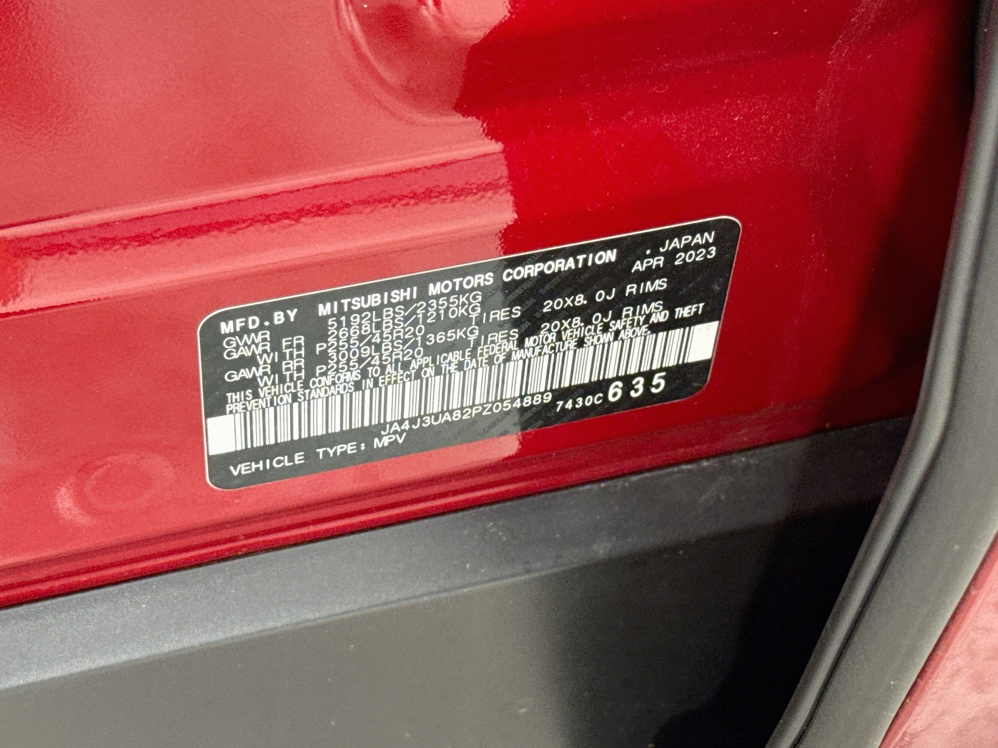 Used 2023 Red Diamond Mitsubishi SE image 34