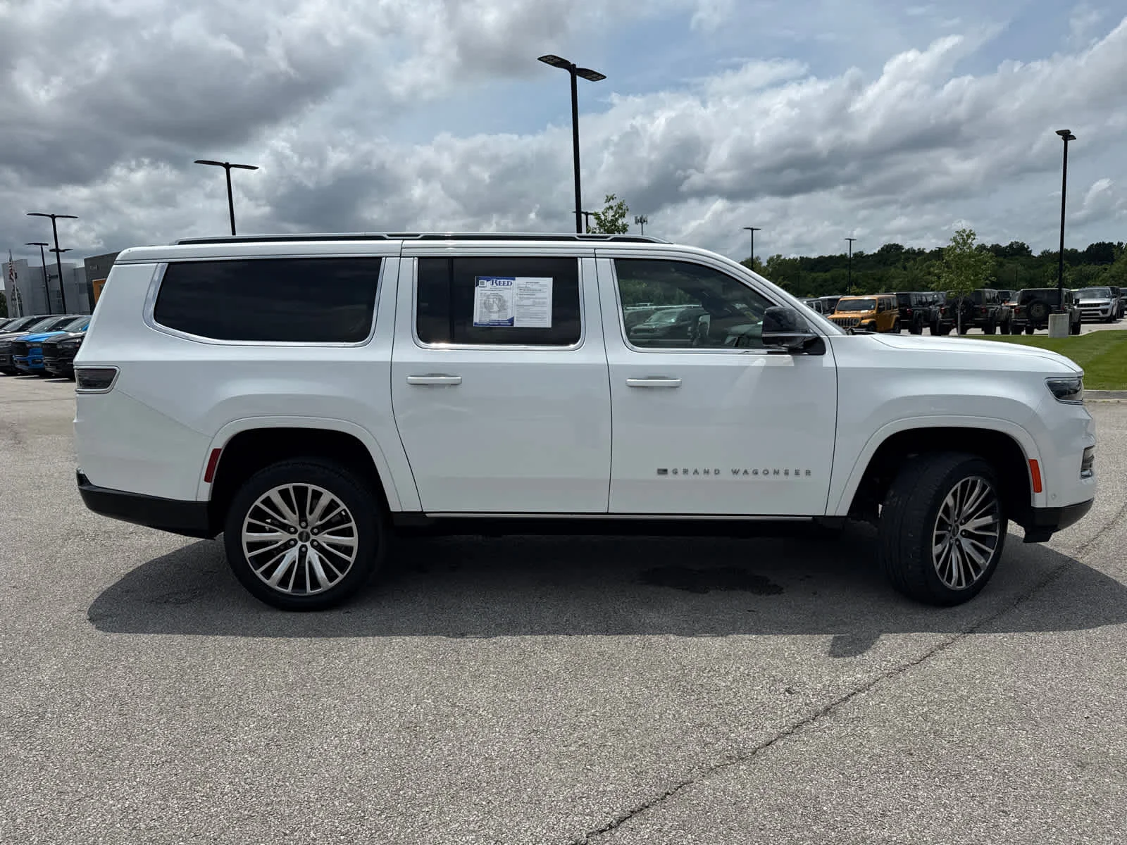 Used 2024 Bright White Clearcoat Jeep Series III image 10