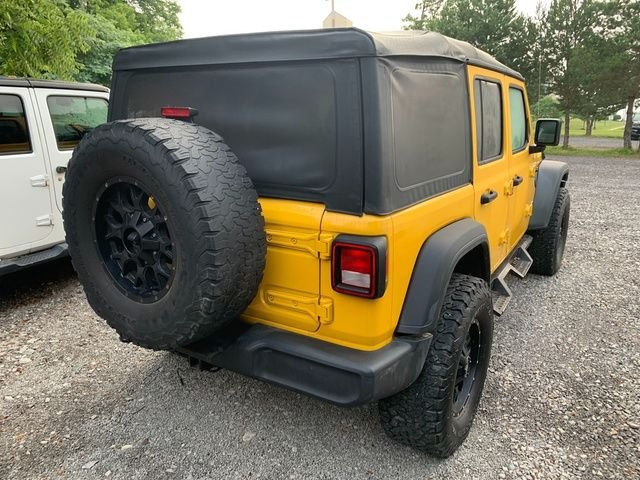 Used 2018 Yellow Jeep Unlimited Sport image 6