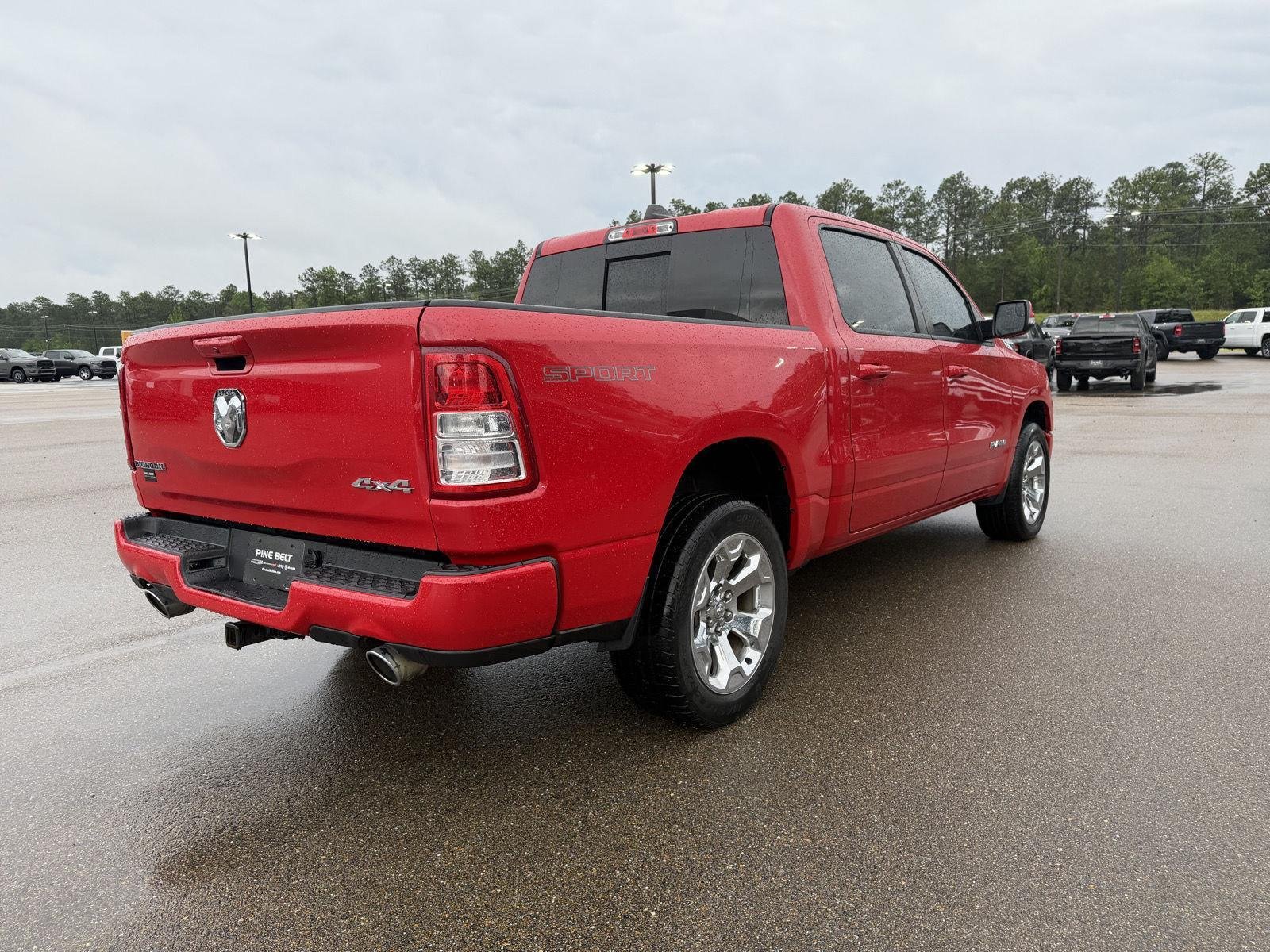 Used 2022 Flame Red Clearcoat Ram Big Horn image 6