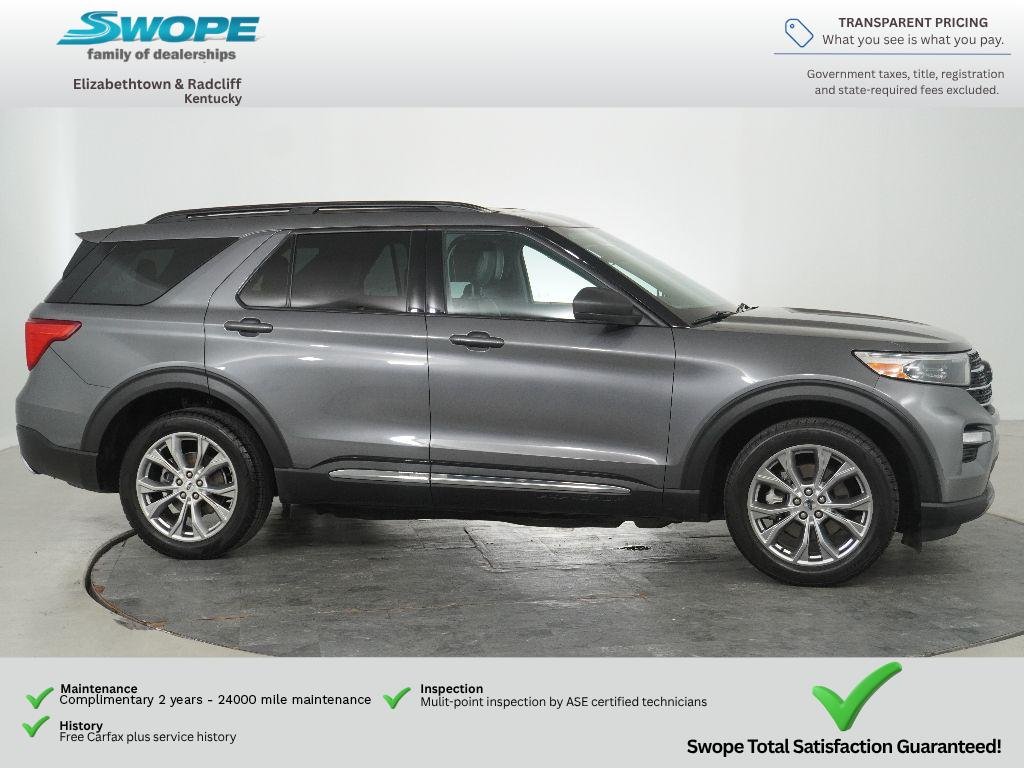 Used 2021 Carbonized Gray Metallic Ford XLT image 2