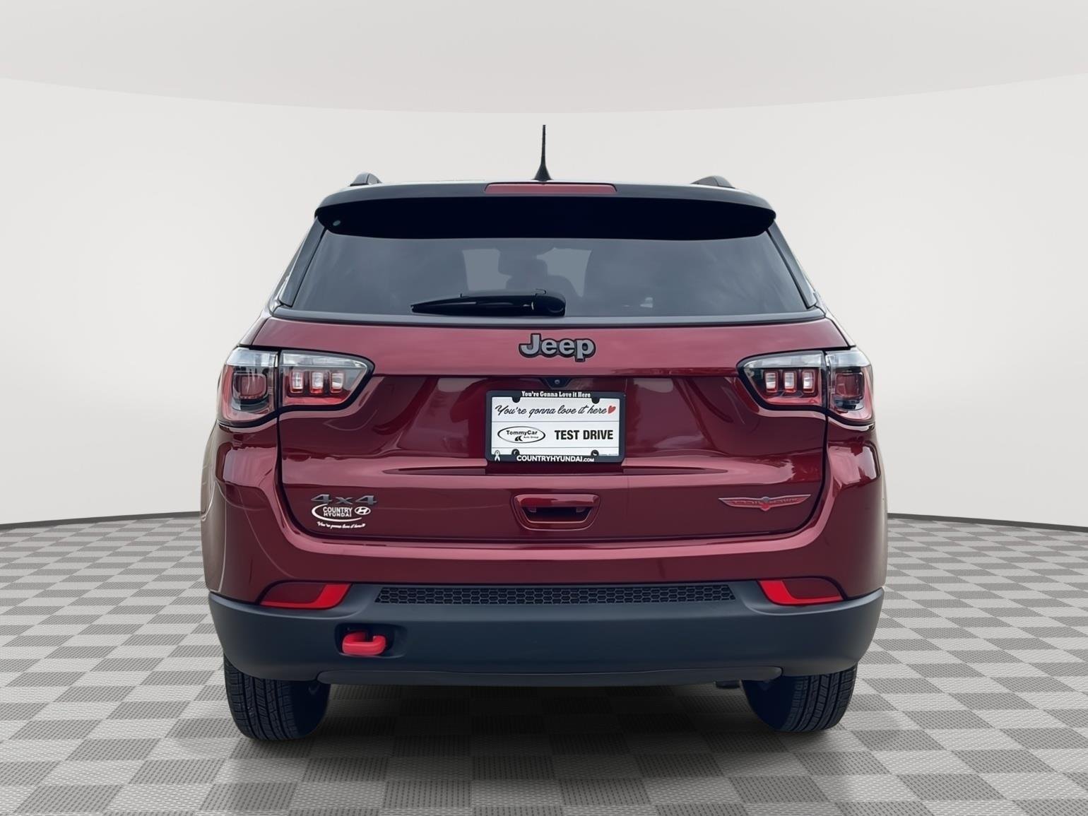 Used 2022 Velvet Red Pearlcoat Jeep Trailhawk image 6